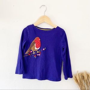 Mini Boden Holly Robin Shirt